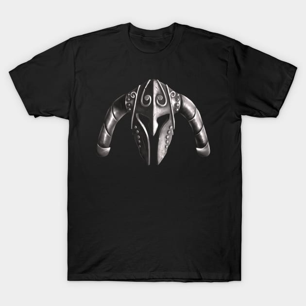 Nordic dragon helmet T-Shirt by T-art